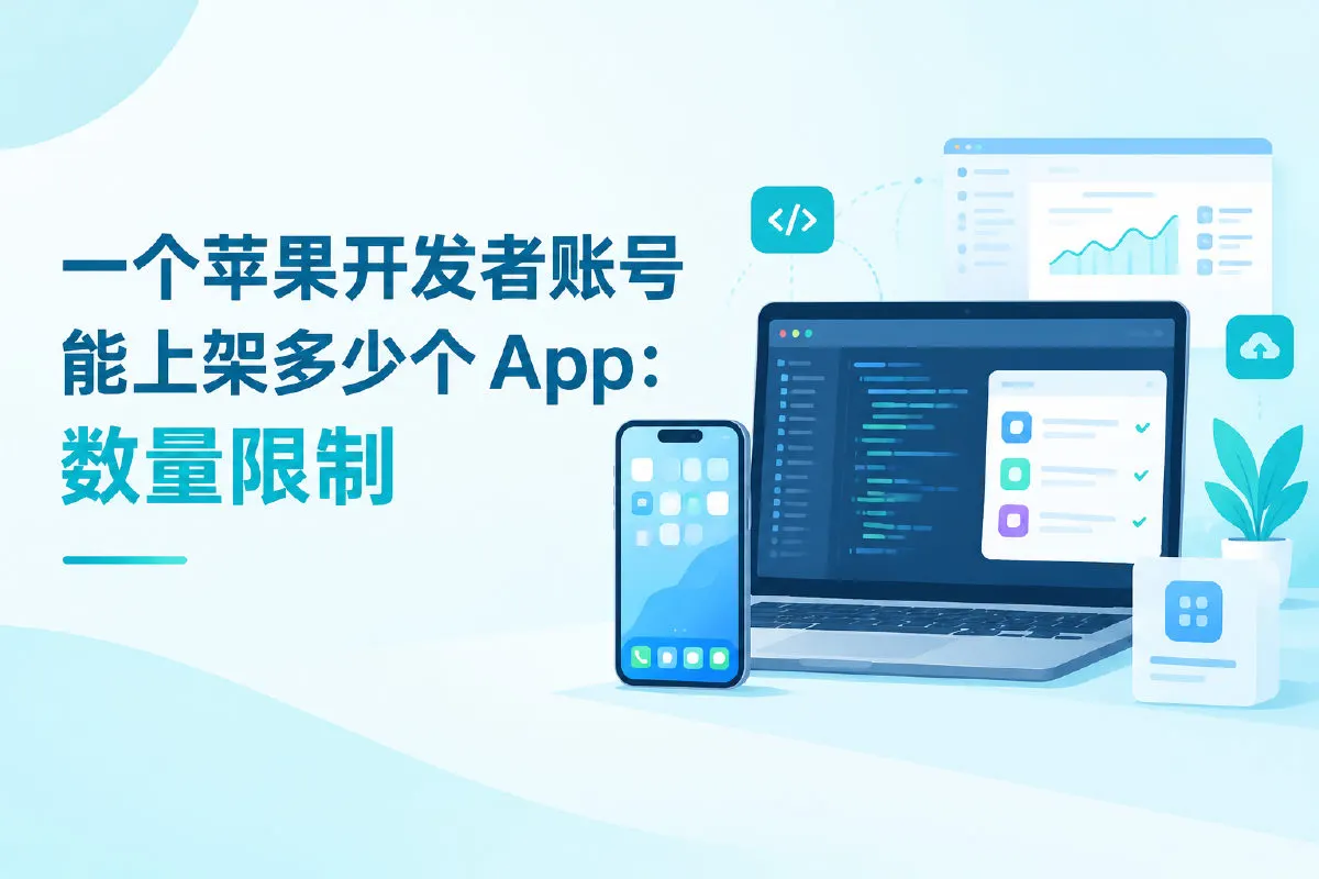一个苹果开发者账号能上架多少个 App:数量限制与审核边界